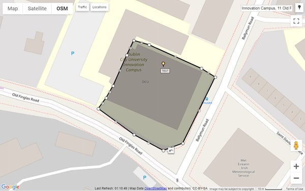 Create - Geofence OSM