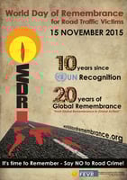 Focus on Road Safety on the World Day of Remembrance 2015 image